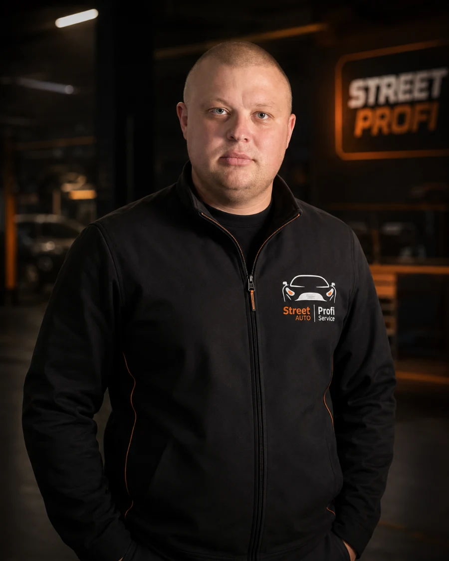 Вадим Ангельчук у сервісній зоні Street-Profi